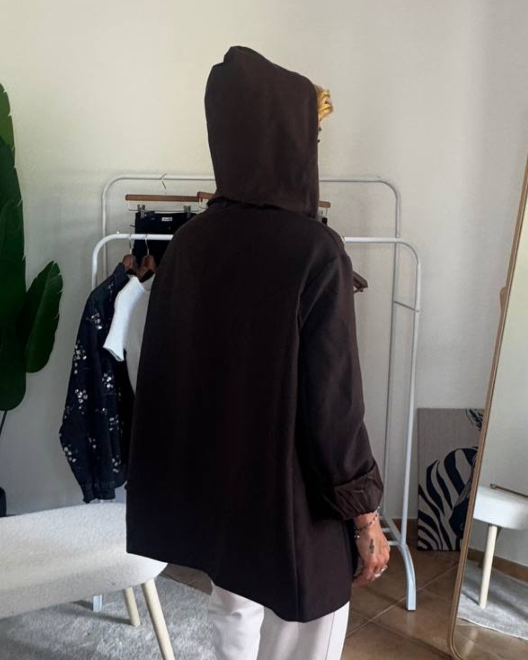 Blazer con cappuccio Iconic