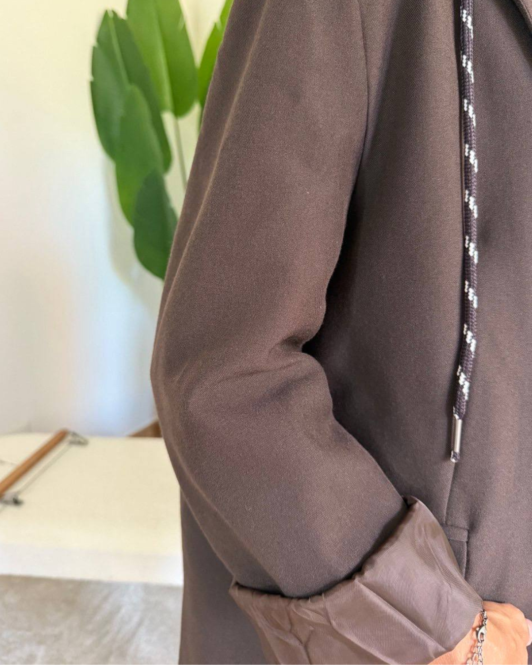 Blazer con cappuccio Iconic