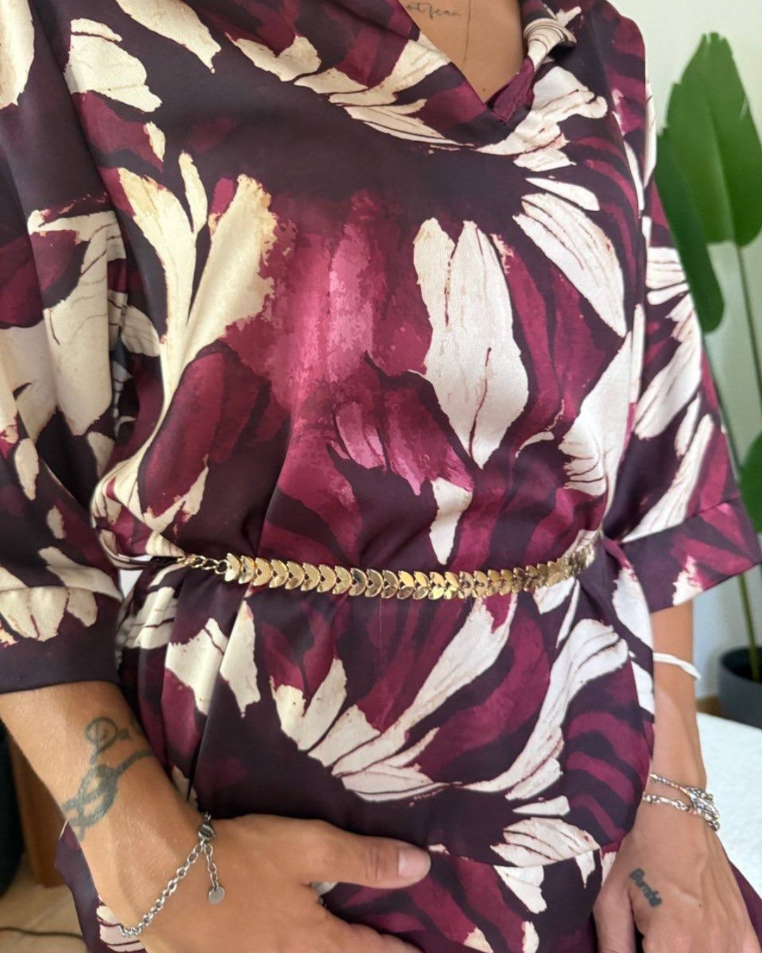 Blusa con cinta Dalia