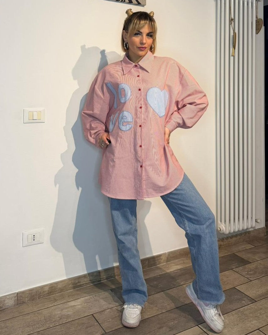 CAMICIA OVER LOVE